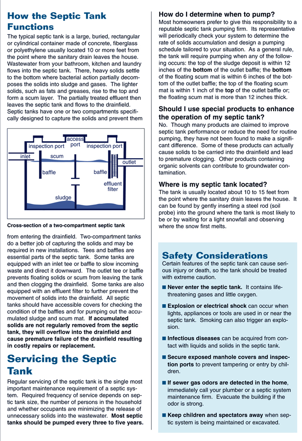 Managing a Septic System